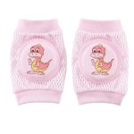 genouillère de protection bébé rose maillé