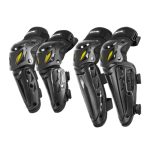 genouillère et coudière noir pour moto