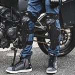 accessoires moto genouillère coudière noir
