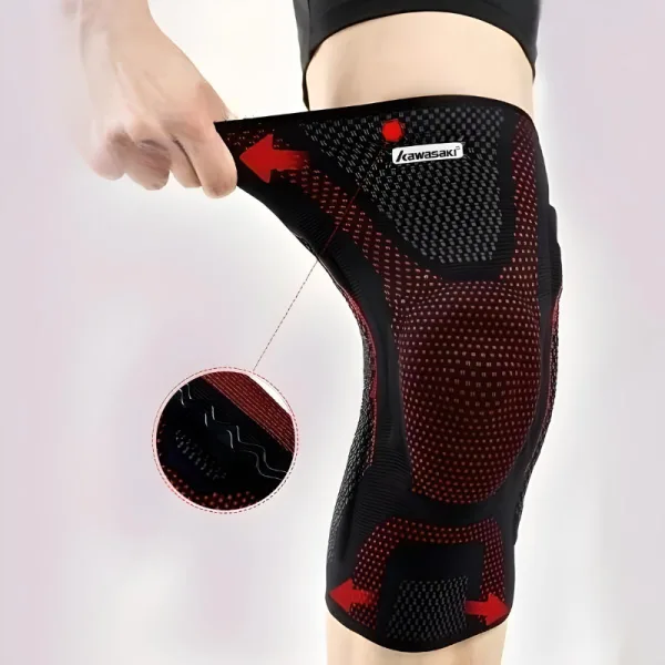 genouillère tissu respirant pour soutien rotulien